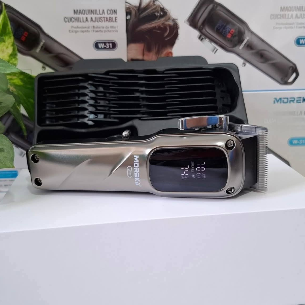 MAQUINILLA CON CUCHILLA AJUSTABLE Profesional B Carga - Moreka Modelo W-31