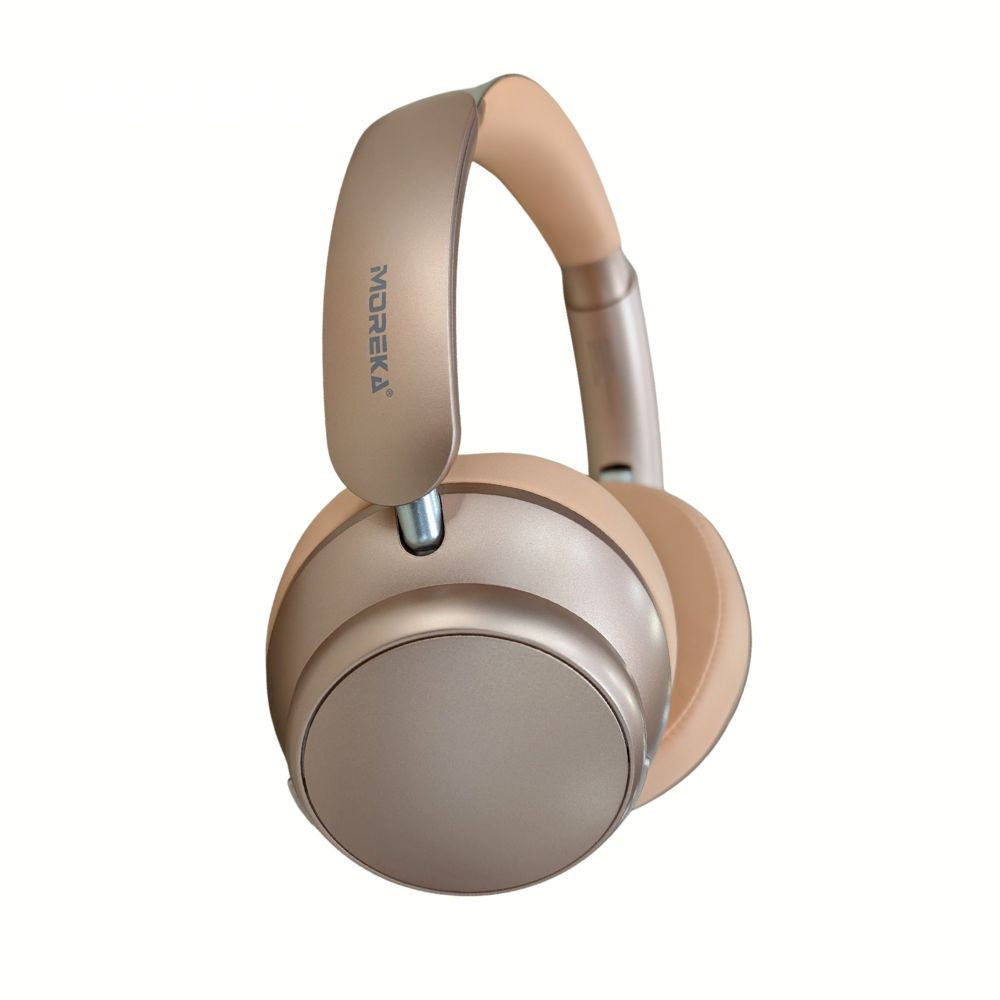 Audífonos Bluetooth V5.4 Moreka B08 400mAh 40mm Cancelación de Ruido 36 hrs musica