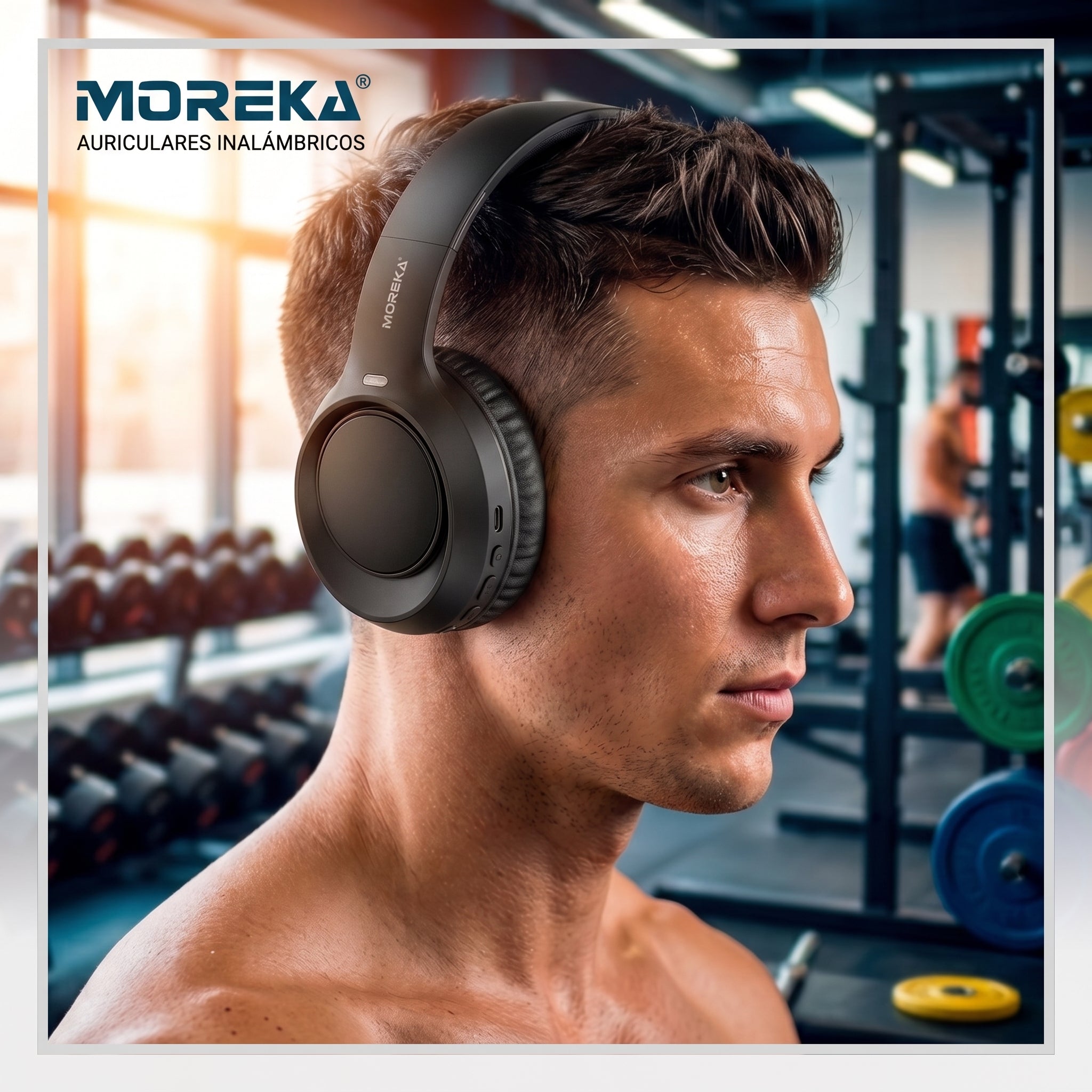 Audífonos Inalámbricos Moreka BL032: Bluetooth 5.4 Diadema