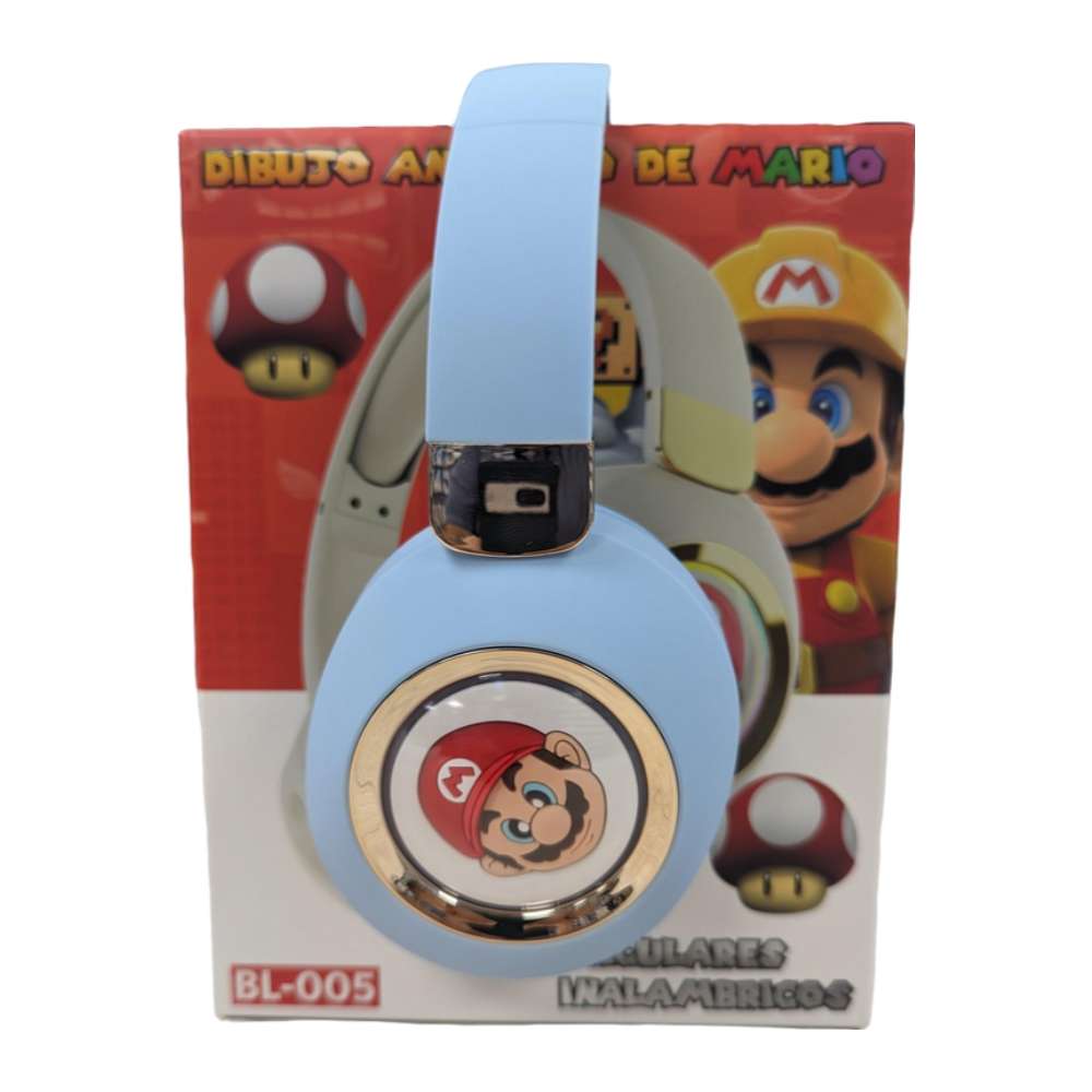 Audífonos Bluetooth V5.3 Mario Bros BL005