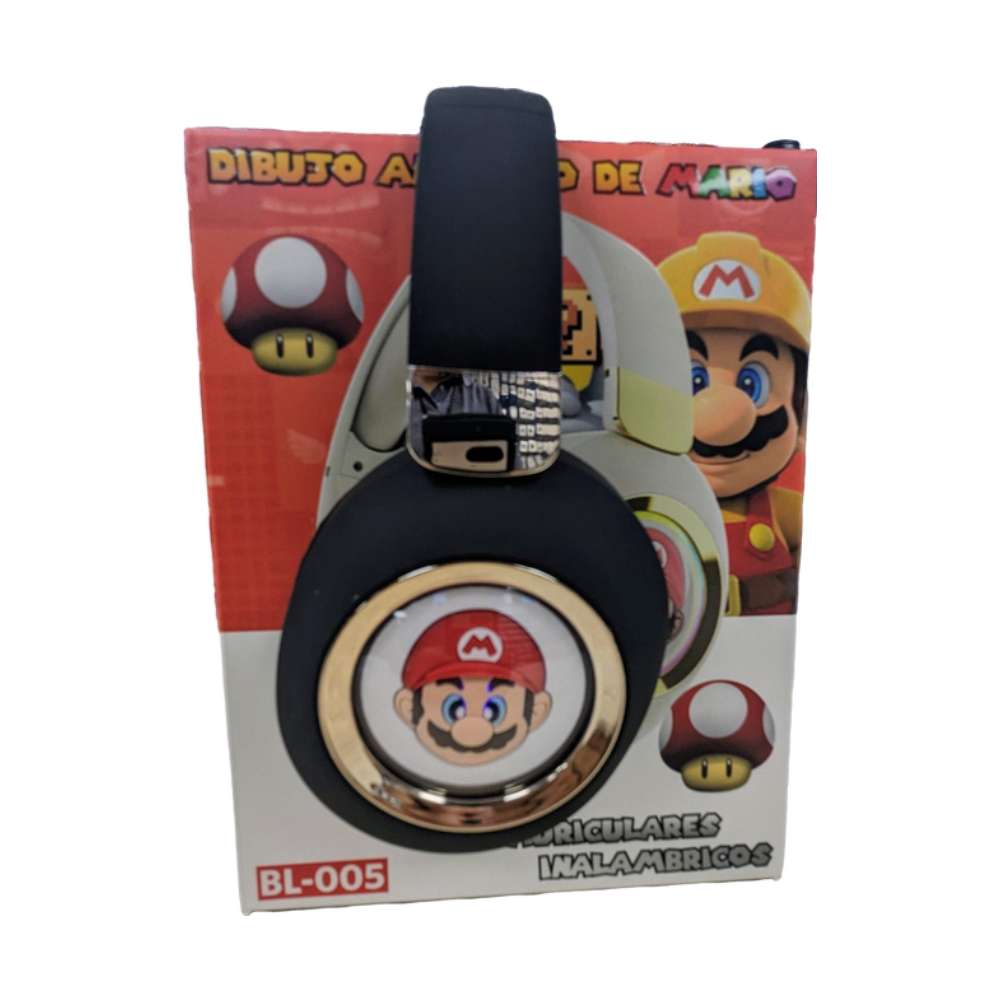 Audífonos Bluetooth V5.3 Mario Bros BL005