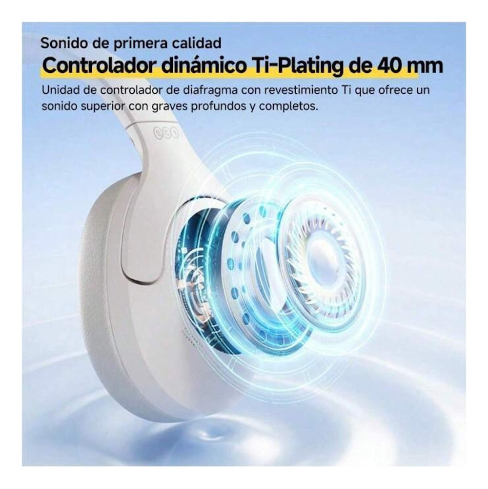 Audífonos Bluetooth Moreka BL018 200mAh 40mm Cancelación de Ruido 18 Hrs IP55