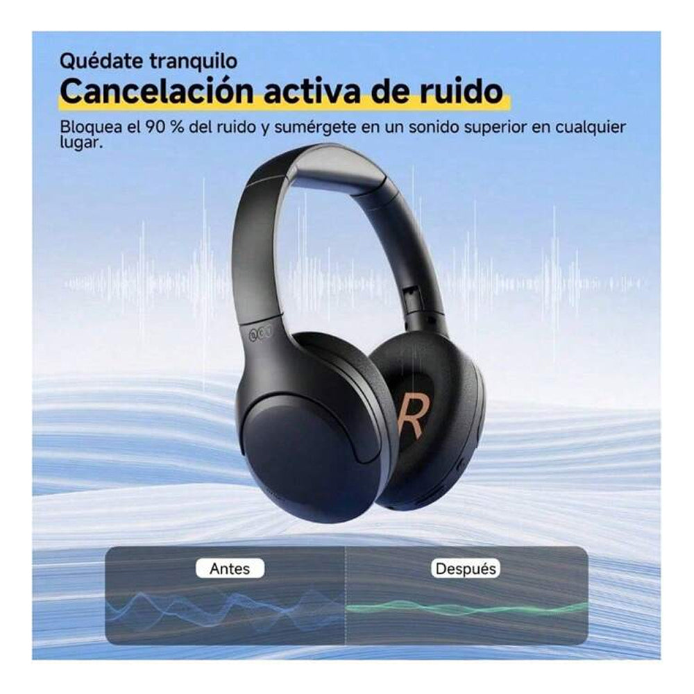 Audífonos Bluetooth Moreka BL018 200mAh 40mm Cancelación de Ruido 18 Hrs IP55