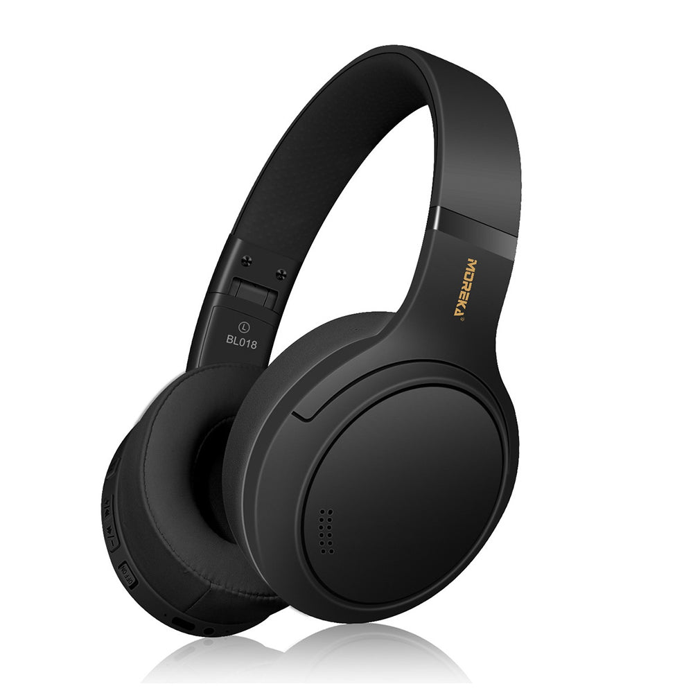 Audífonos Bluetooth Moreka BL018 200mAh 40mm Cancelación de Ruido 18 Hrs IP55