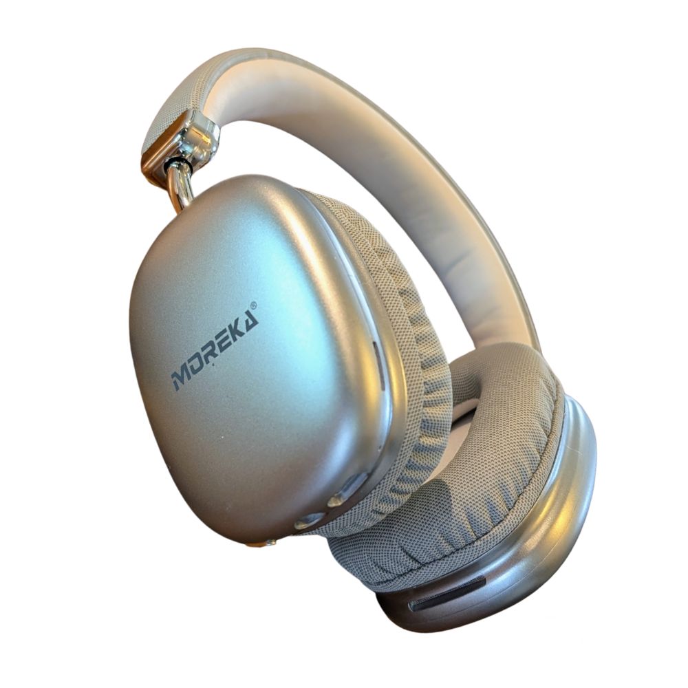 Audífonos Bluetooth V5.4+EDR Moreka BL023A 200mAh 40mm Cancelación de Ruido 65 hrs musica