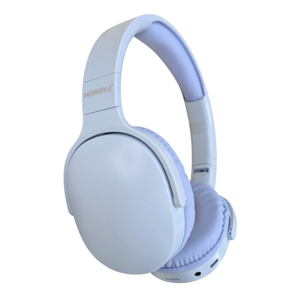 Audífonos Bluetooth 5.4 Moreka BL027 12 horas de musica AUX 3.5mm