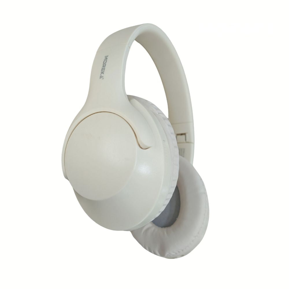 Audífonos Bluetooth V5.4 Moreka BL028 200mAh 40mm Cancelación de Ruido 12 hrs musica