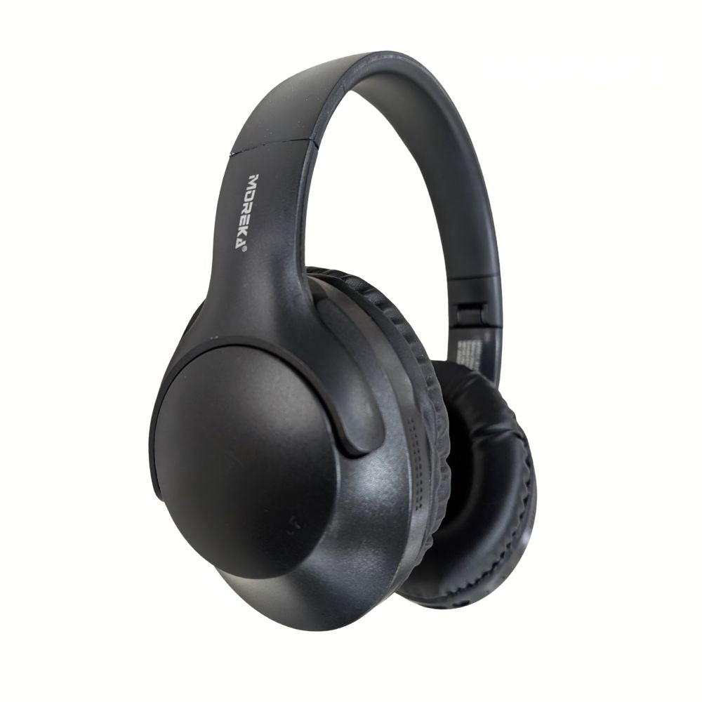 Audífonos Bluetooth V5.4 Moreka BL028 200mAh 40mm Cancelación de Ruido 12 hrs musica