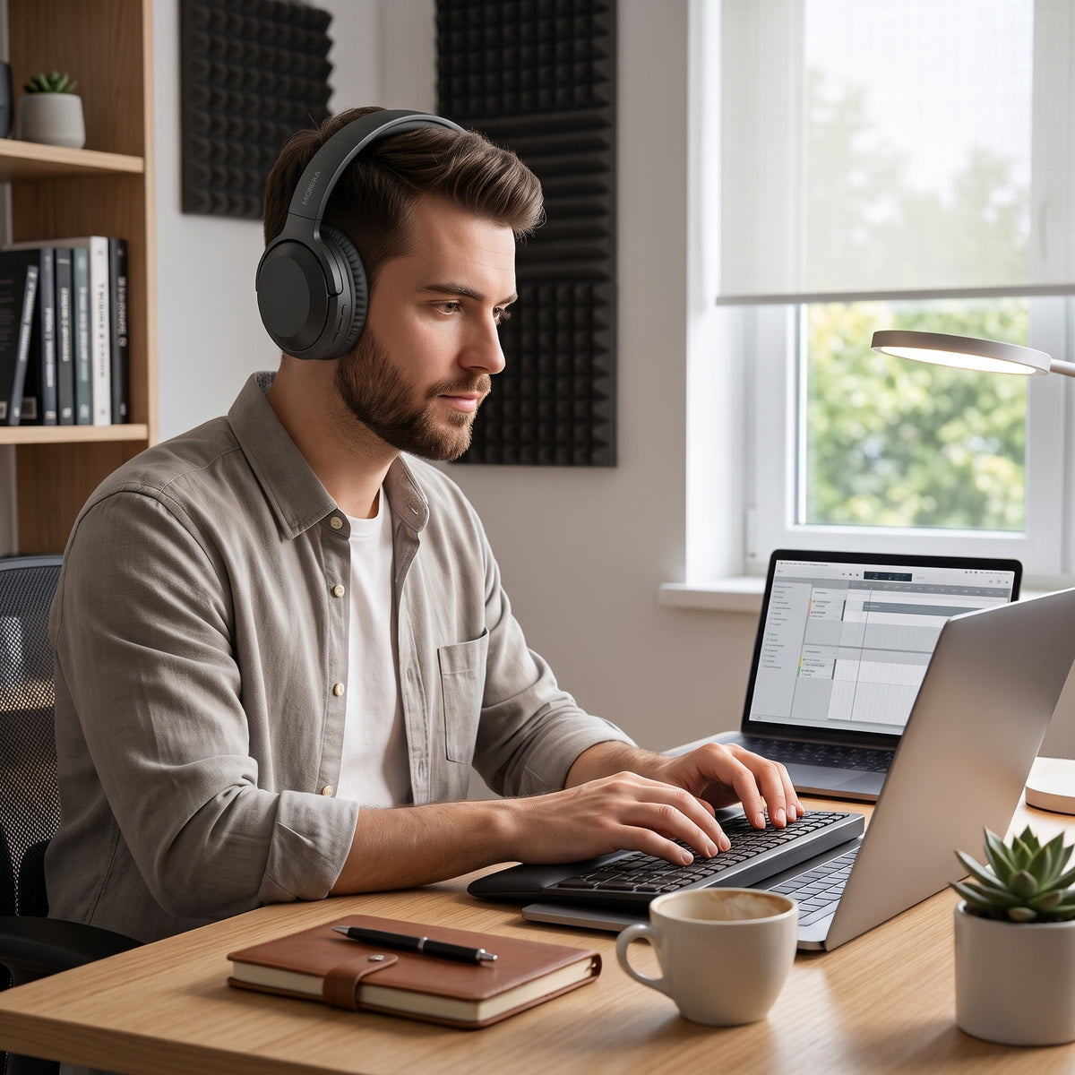 Auriculares Inalámbricos Moreka BL031 Bluetooth 5.4 y AUX