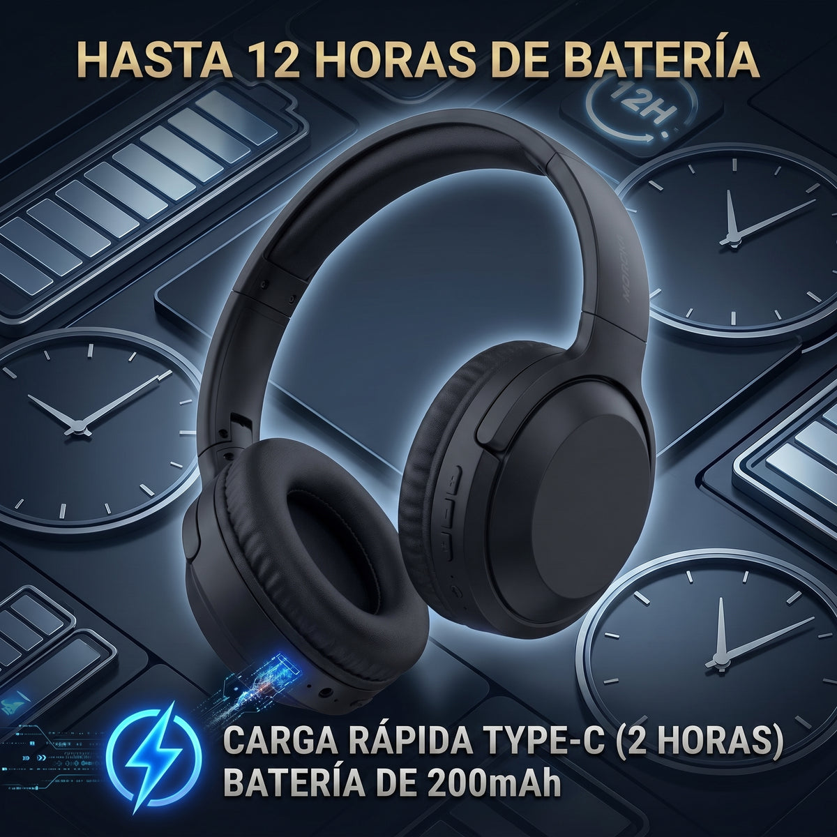 Auriculares Inalámbricos Moreka BL031 Bluetooth 5.4 y AUX