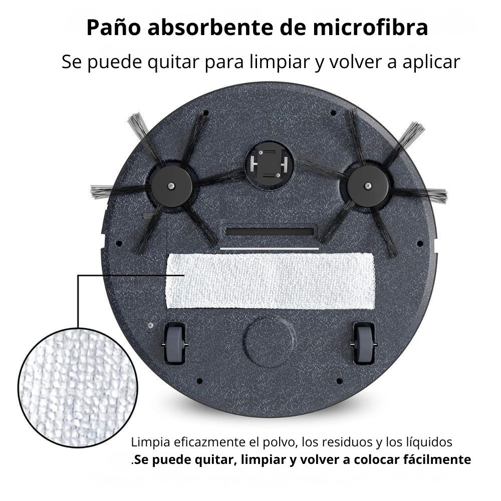 Robot Aspirador Blanco Bugu 1528A