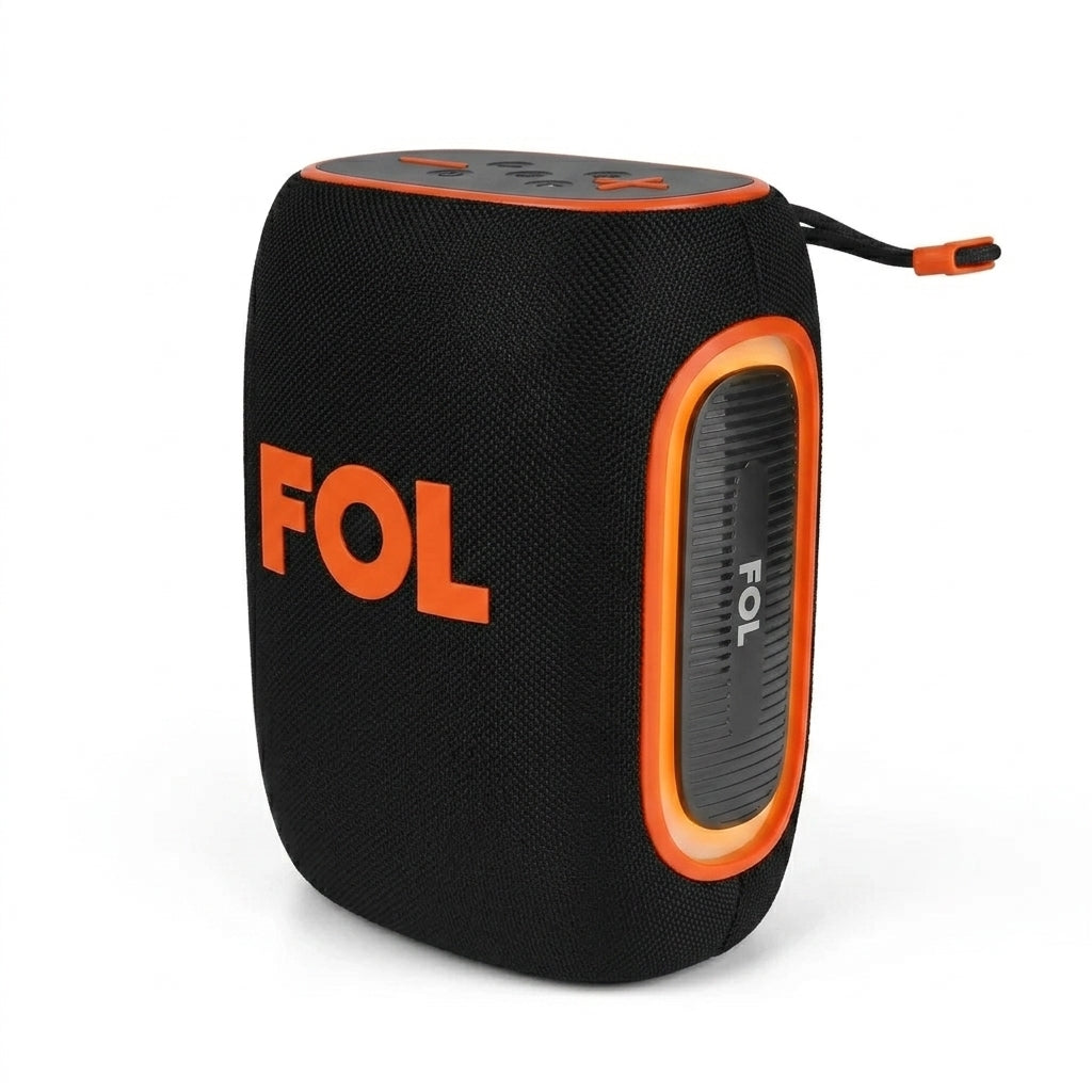 Bocina Portátil Bluetooth FOL FS-D30 PRO 40W  Woofer 4' + Tweeter 2' 5hrs bateria