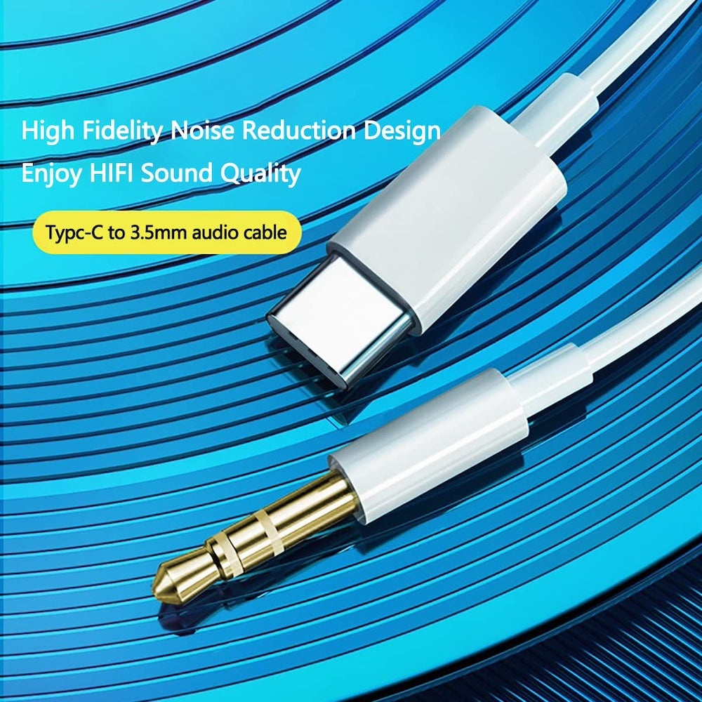 Convertidor tipo C a 3.5mm Auxiliar Audio AU-10 1M