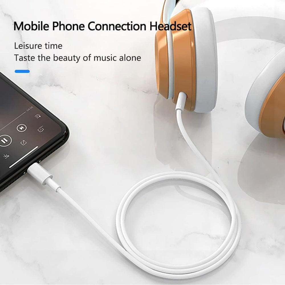 Convertidor tipo C a 3.5mm Auxiliar Audio AU-10 1M