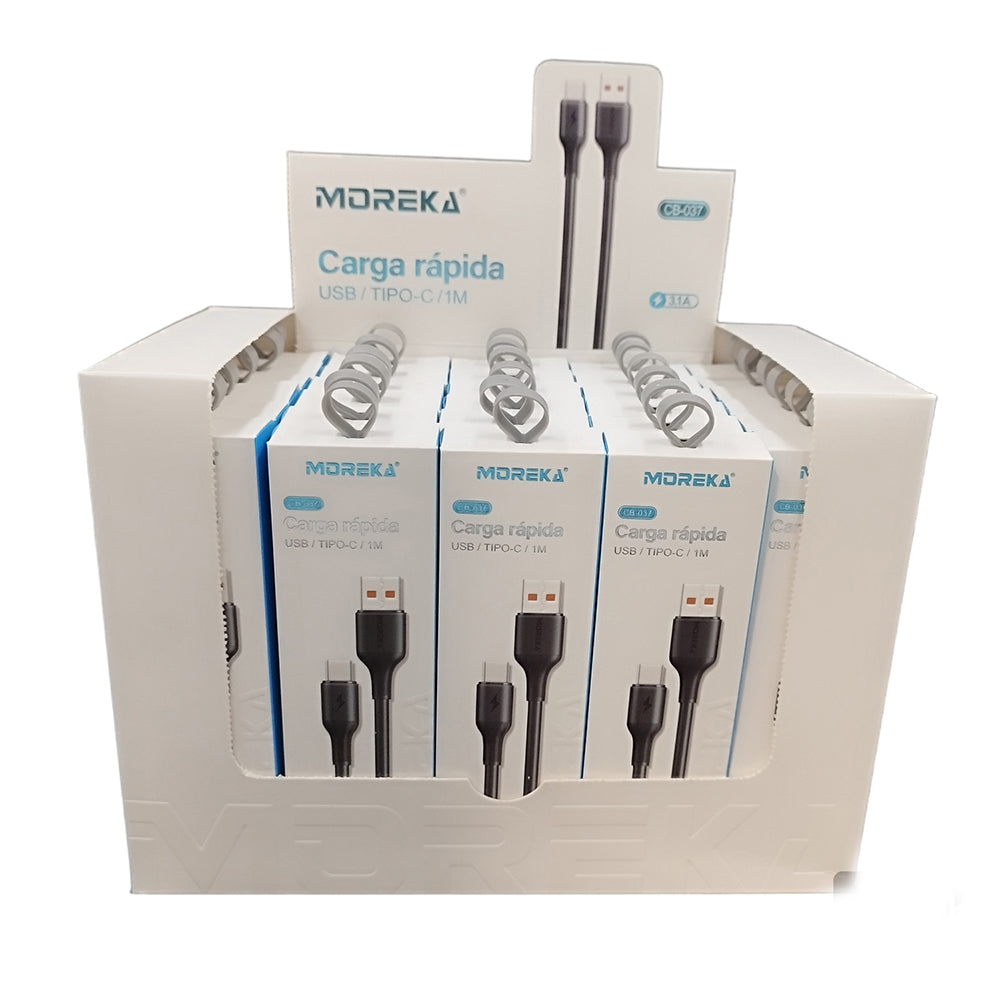 Cable Tipo C CB-037 3.1 A y Datos de 1 M