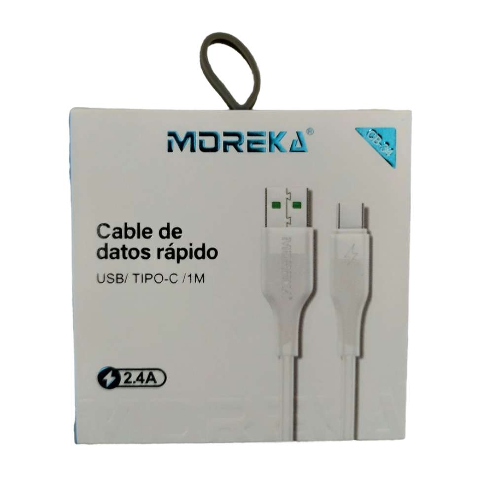 Cable Tipo C CB-34 2.4A y Datos de 1 M