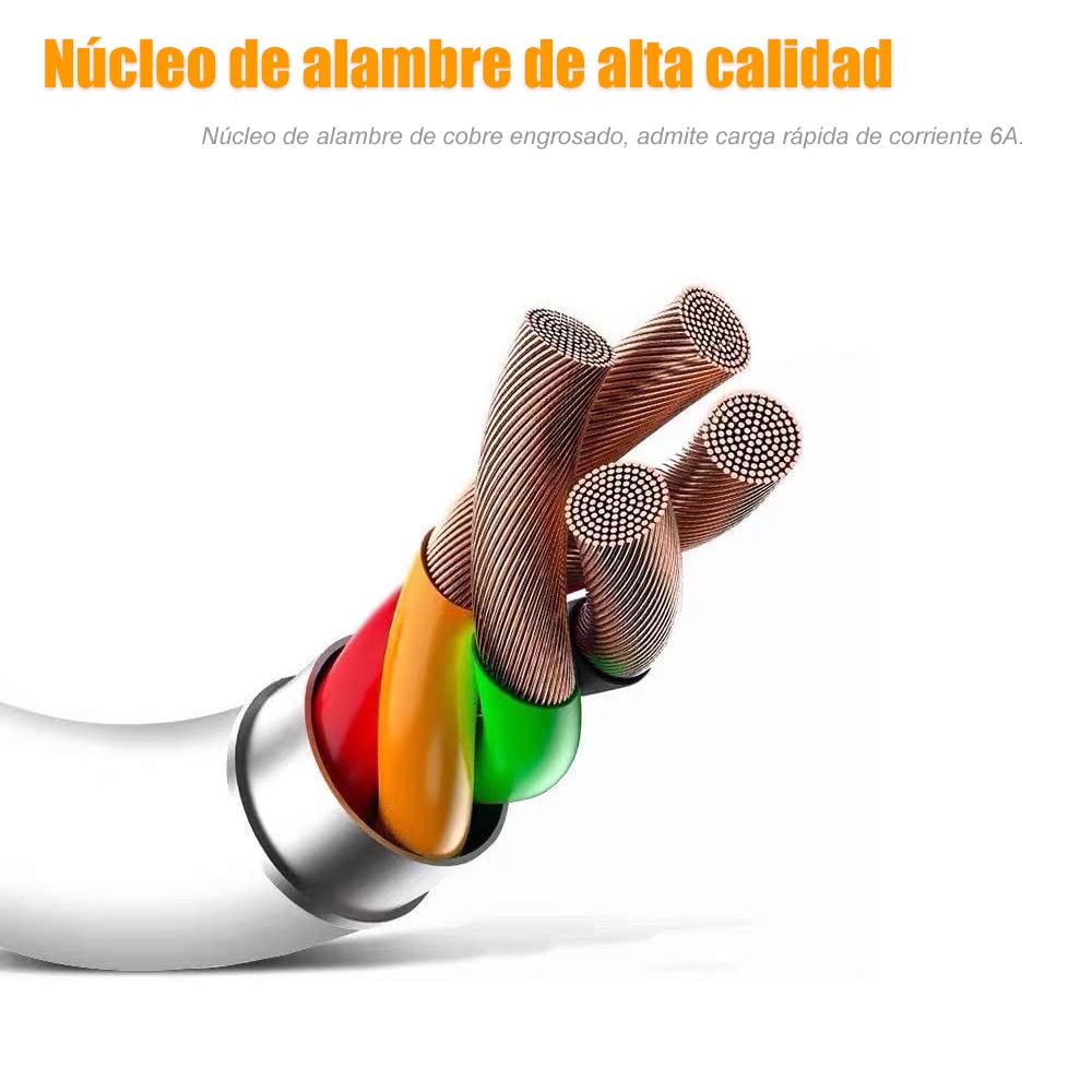 Cable Tipo C CB-34 2.4A y Datos de 1 M