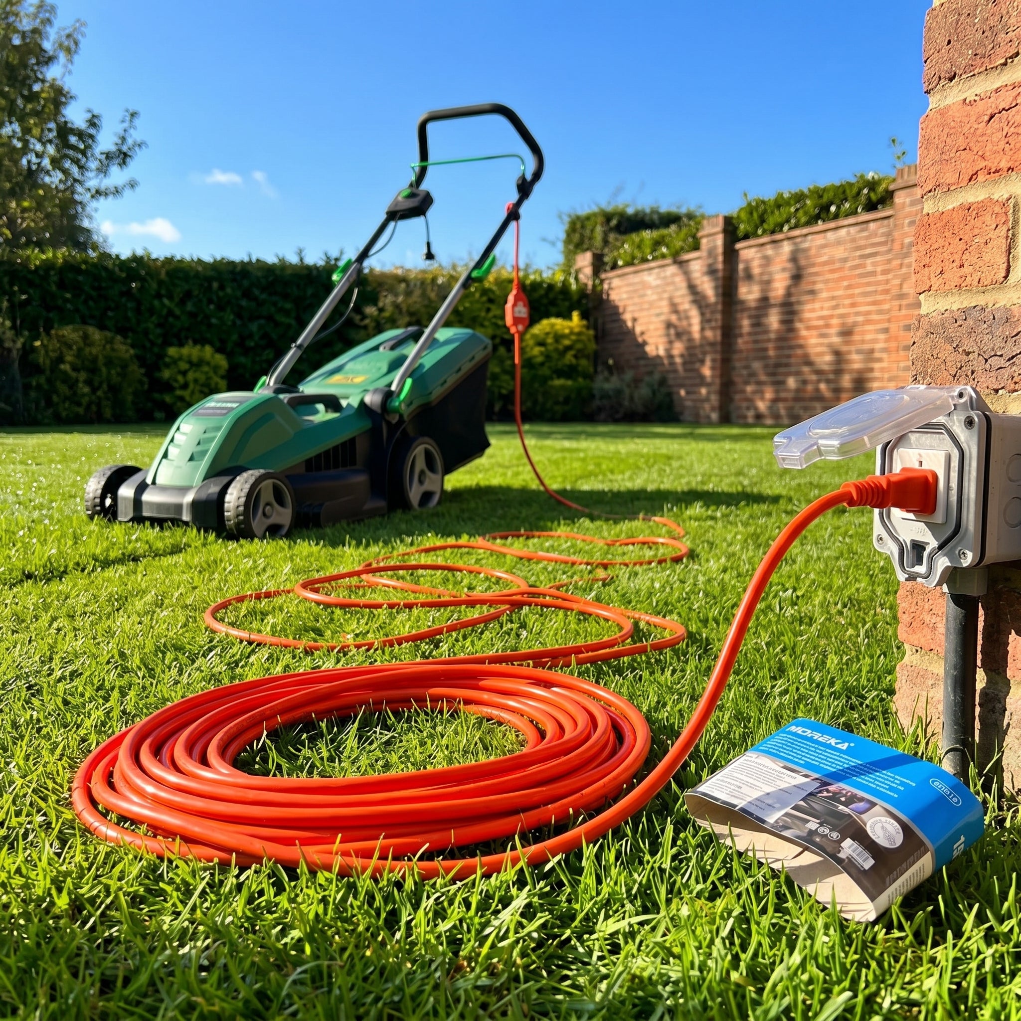 Cable de Extensión CHS15 – 15 Metros Pesado para Uso en Exteriores con Conexión a Tierra