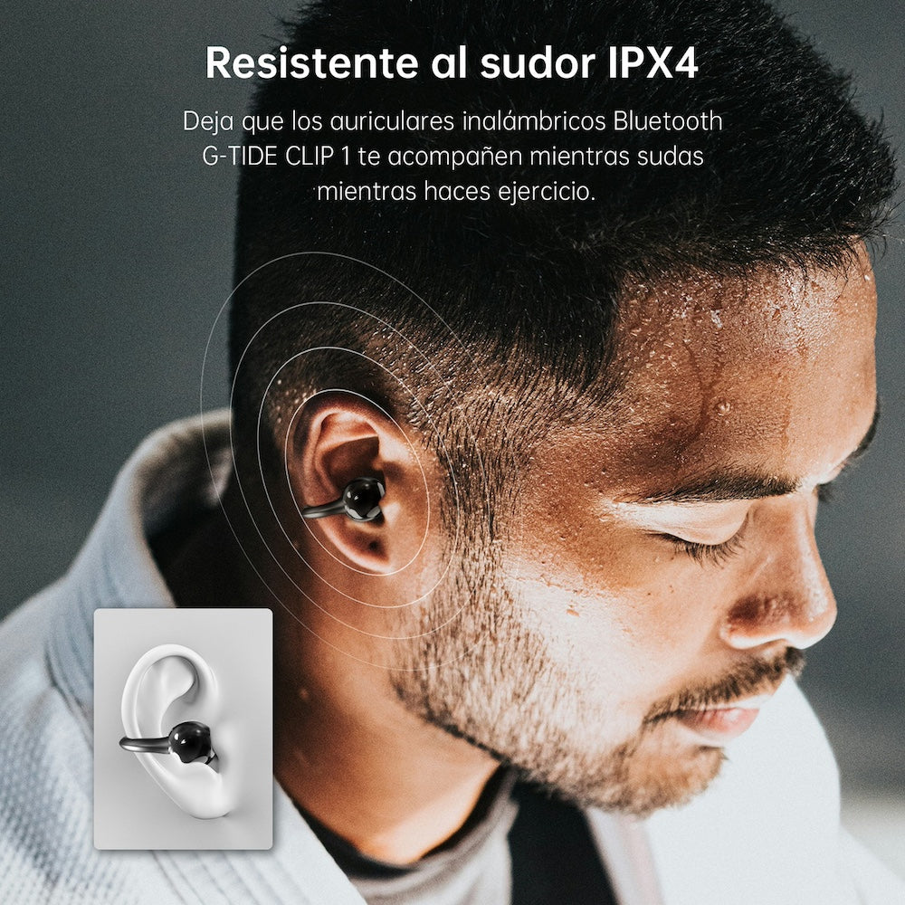 Audífonos CLIP 1 Cancelación Ruido  Audífonos 30mAh / Estuche 300mAh IPX4 G-TIDE