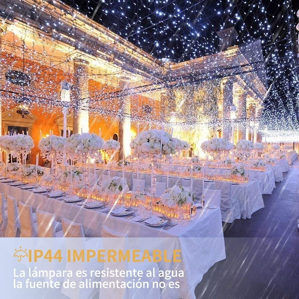 Cortina Serie Luces 300 Led Decorativas Usb 3x3m USB