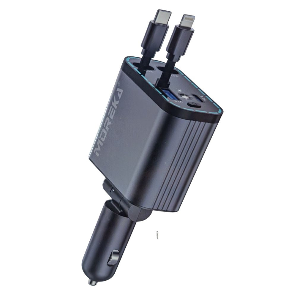 Pluging Module Cable Plug in Turbo 66W PD30W 3.1A Moreka CP0091 PlugIn cables retractil IP ...