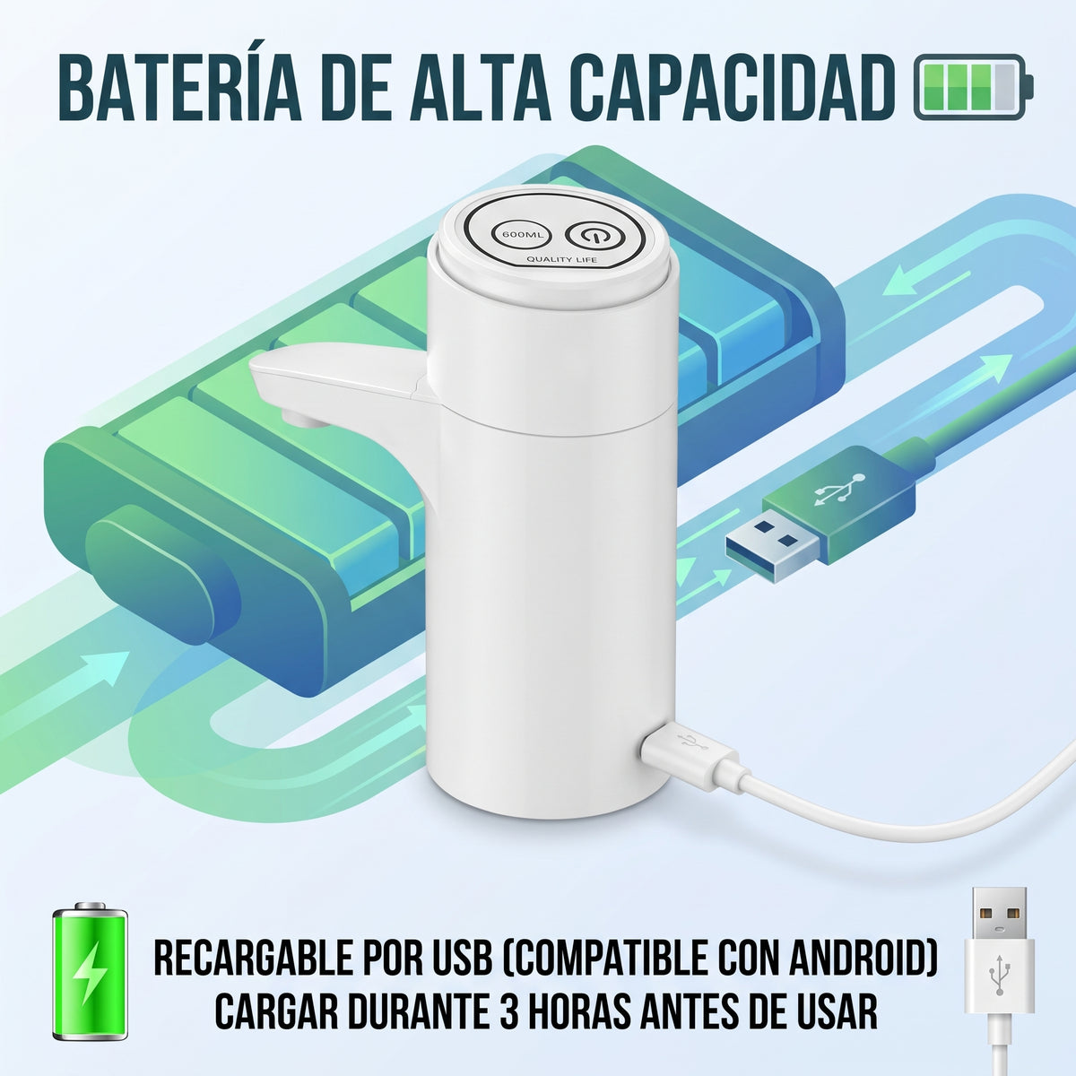 Bomba de Agua Eléctrica Inteligente Táctil CSQ02 YISEN
