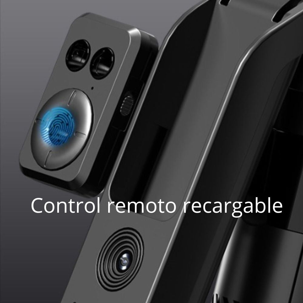 Trípode de seguimiento automático por IA, rotación de 360°, extensible hasta 1.80mts C12