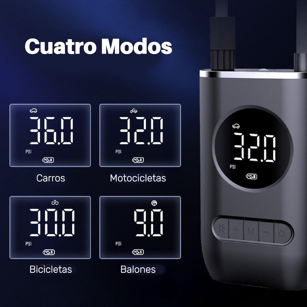 Bomba De Aire Eléctrica Portátil Digital 70W linterna Modelo CZK-3668