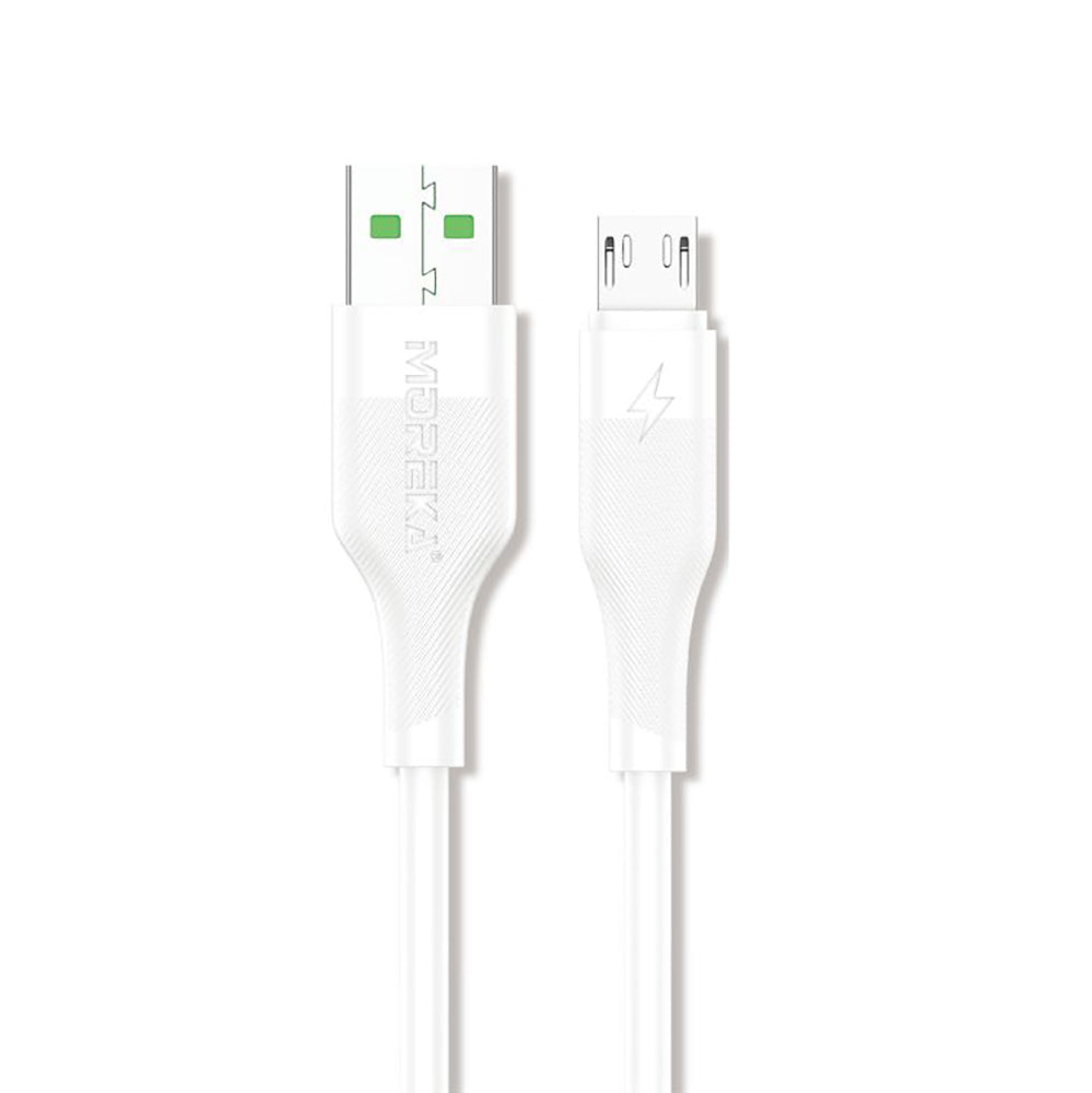 Cable Tipo V8 Micro USB, Moreka CB-35, 2.4 1 M.