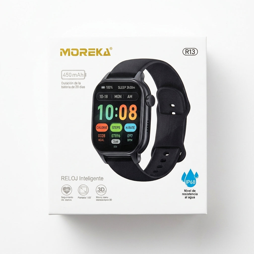 Reloj Inteligente Smart Watch Moreka R13  IP68
