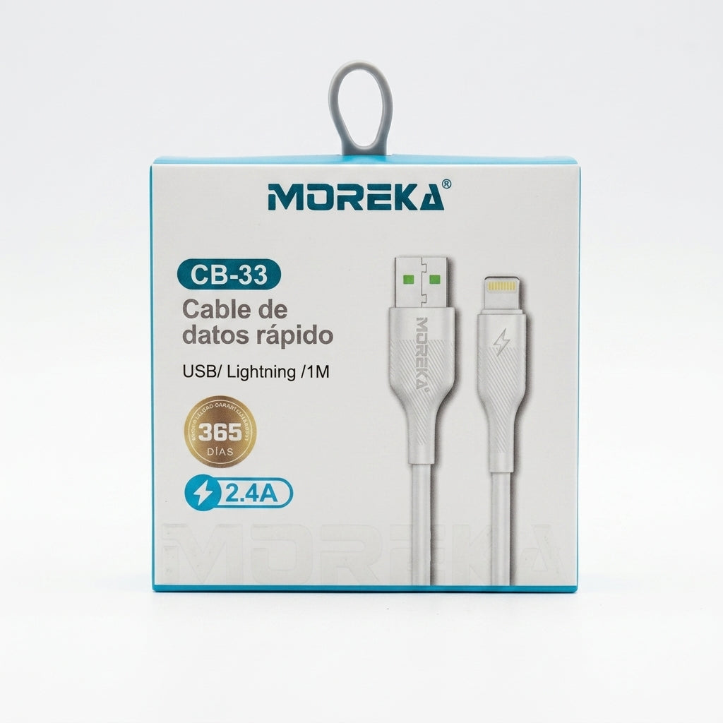 Cable de Datos Rápido CB-33 MOREKA Carga