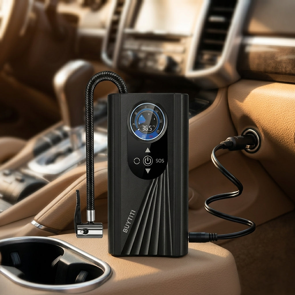Bomba de Aire Electrica para automóvil BUYTITI MR-929