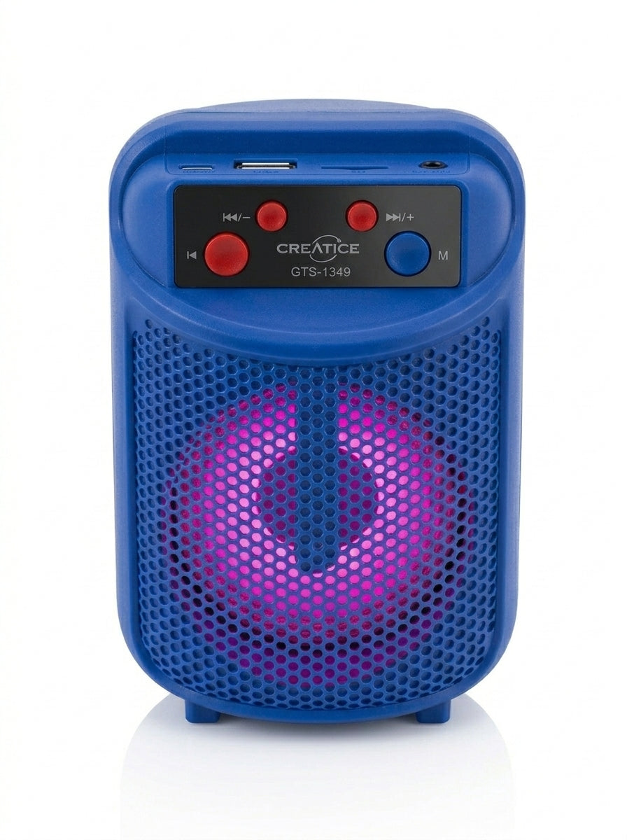Bocina Bluetooth Recargable Greatnice GTS-1349 Inalámbrica USB RADIO FM 5W