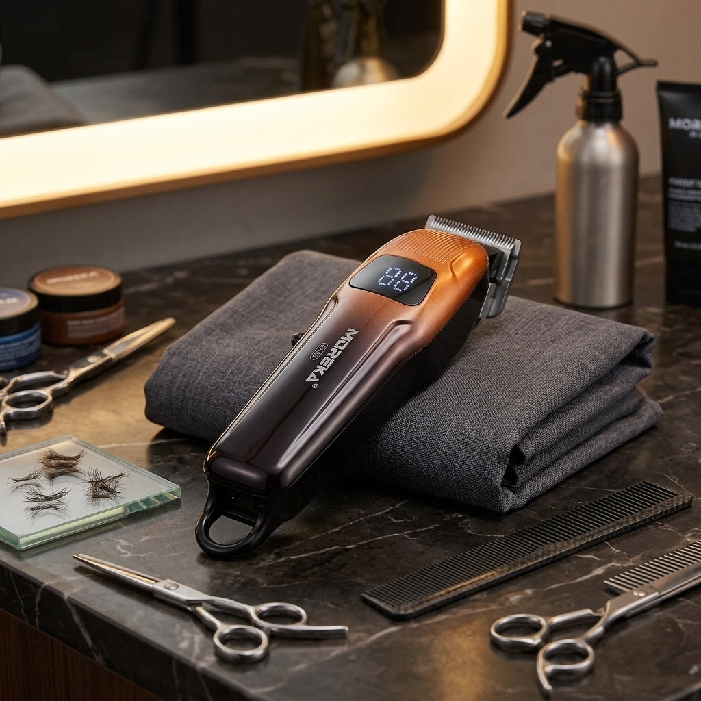 Cortadora Recargable para Cortar el Pelo Moreka W-32
