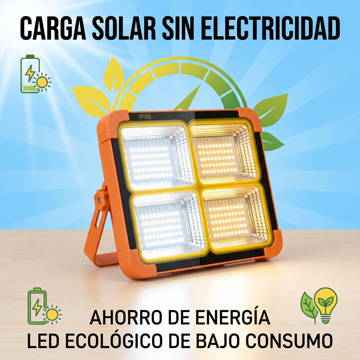 Luz LED Solar Moreka D051 Protección IP66