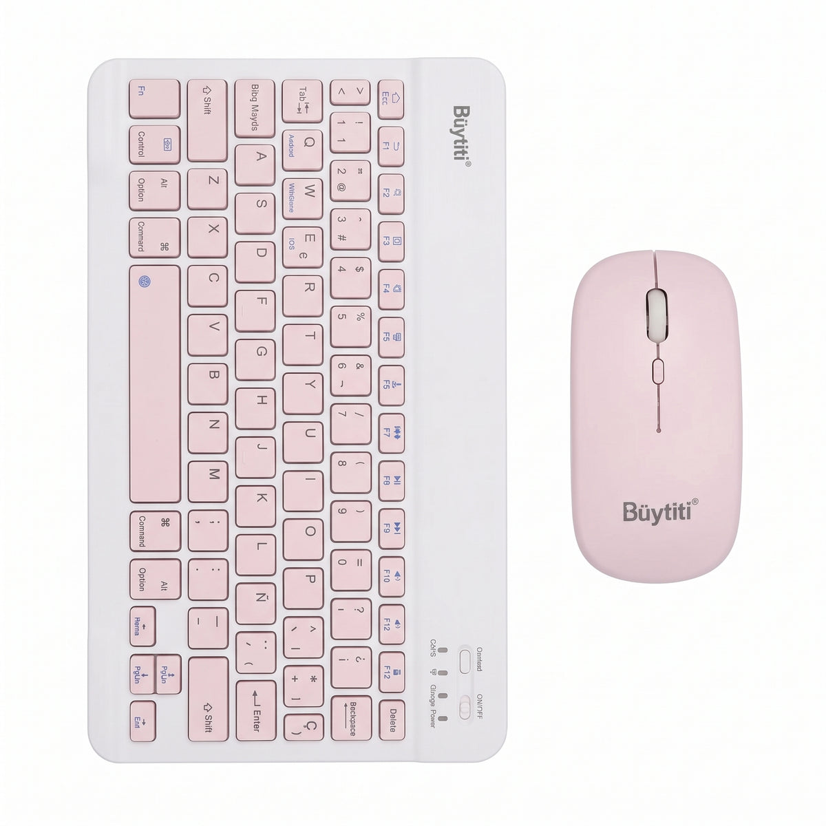 Kit de Teclado y Ratón Inalámbricos Büytiti DNSD-9311 Bluetooth Ultradelgado