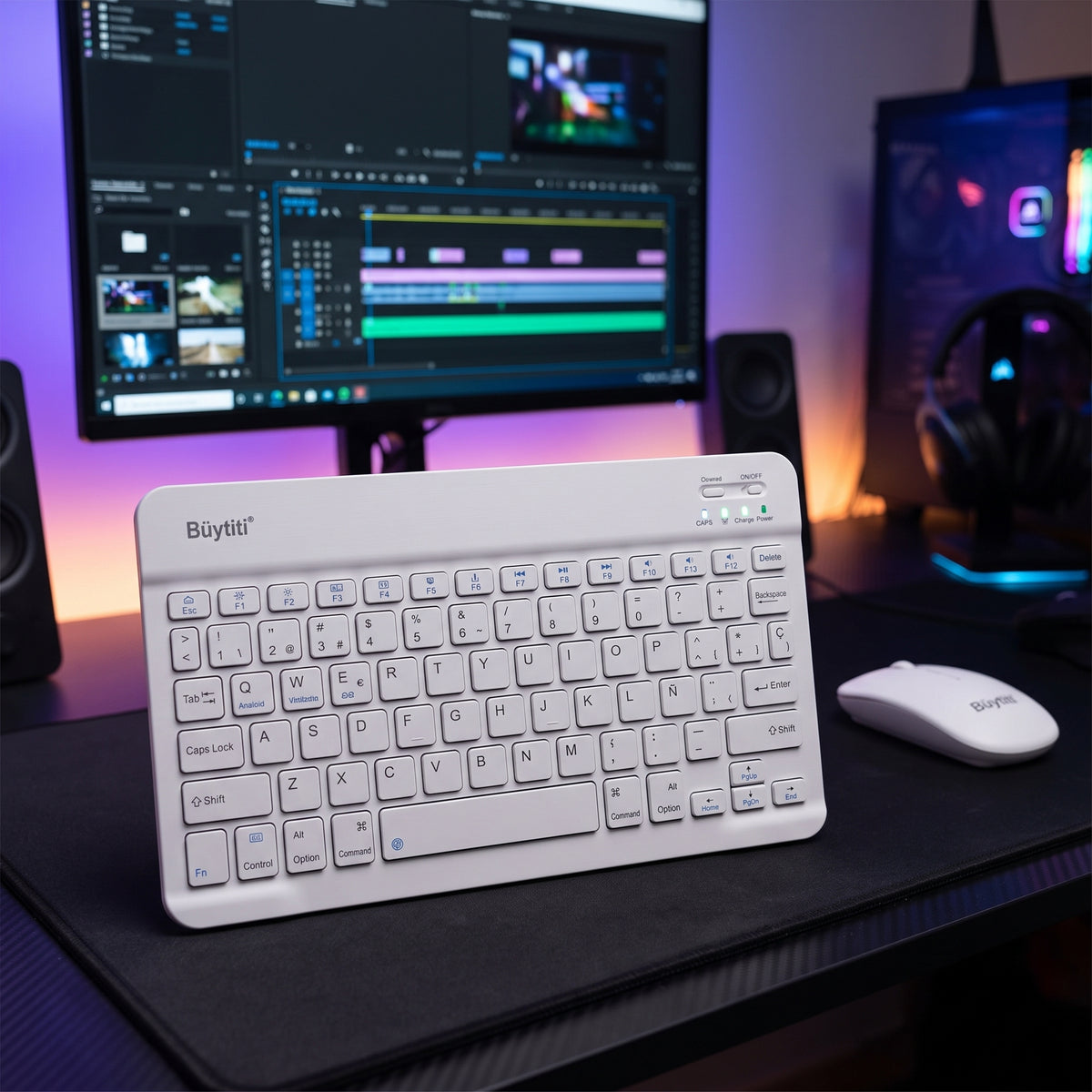 Kit de Teclado y Ratón Inalámbricos Büytiti DNSD-9311 Bluetooth Ultradelgado