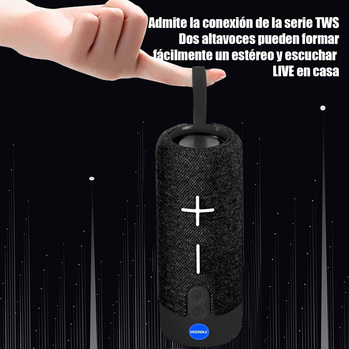 Bocina Portátil Bluetooth Recargable altavoces Portátiles 619