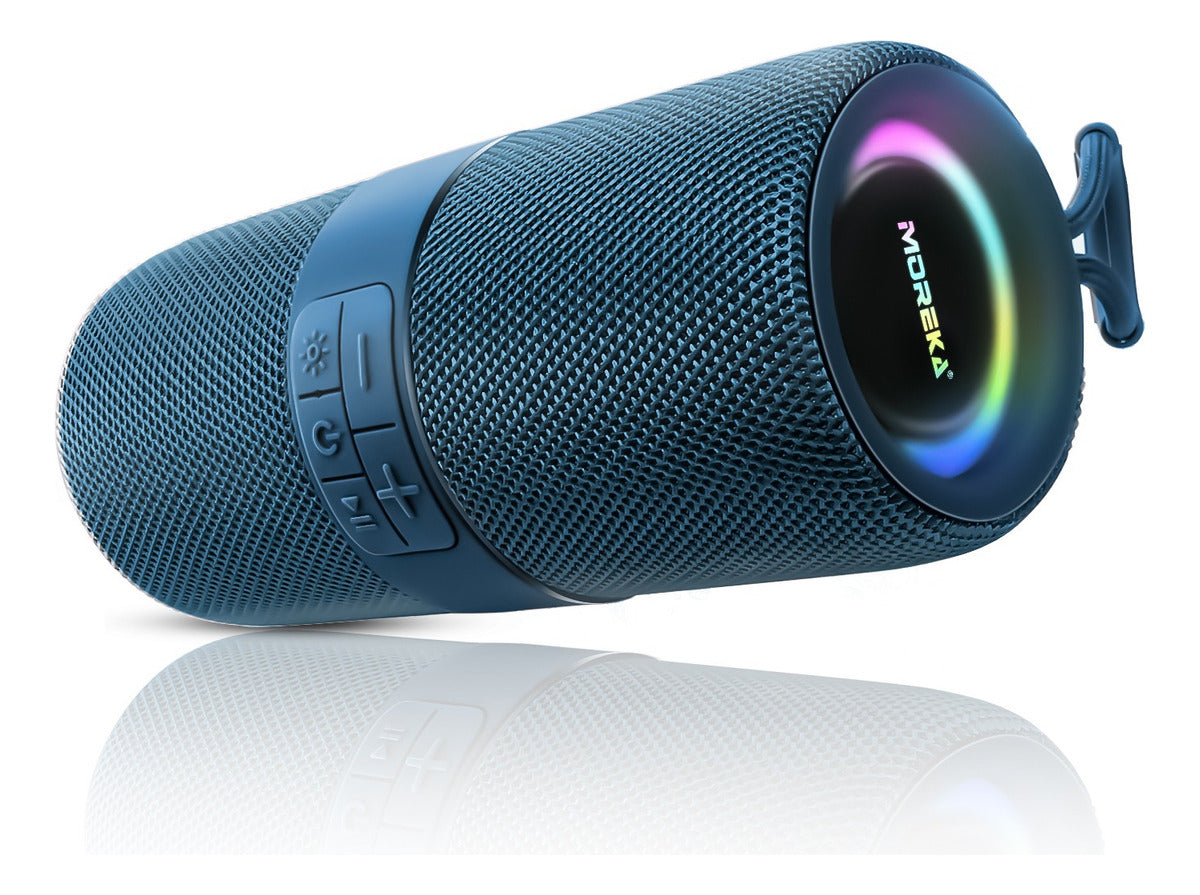 Bocina Moreka 406 RGB, Bluetooth, TF Card, Radio FM, USB