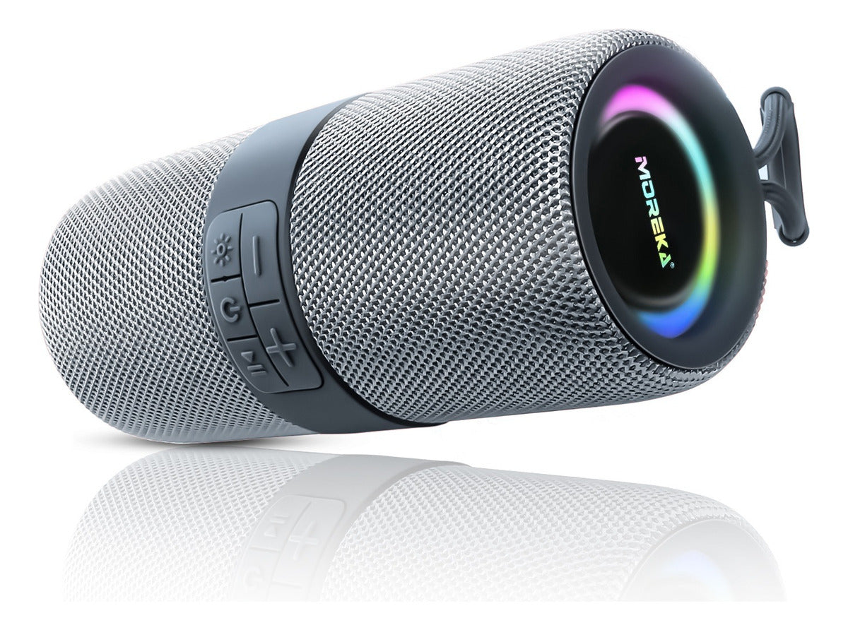 Bocina Moreka 406 RGB, Bluetooth, TF Card, Radio FM, USB