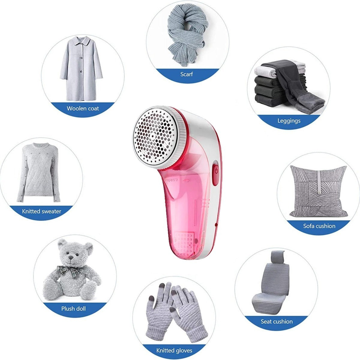 Removedor Quita Pelusa Para Ropa Eléctrico inalámbrico Moreka