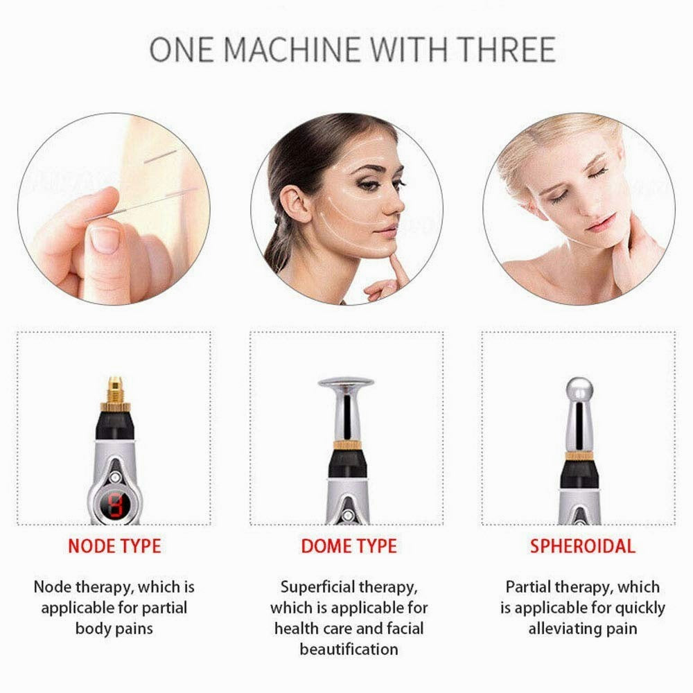 Pluma Electro Acupuntura Estimulación Masajeador - T2256