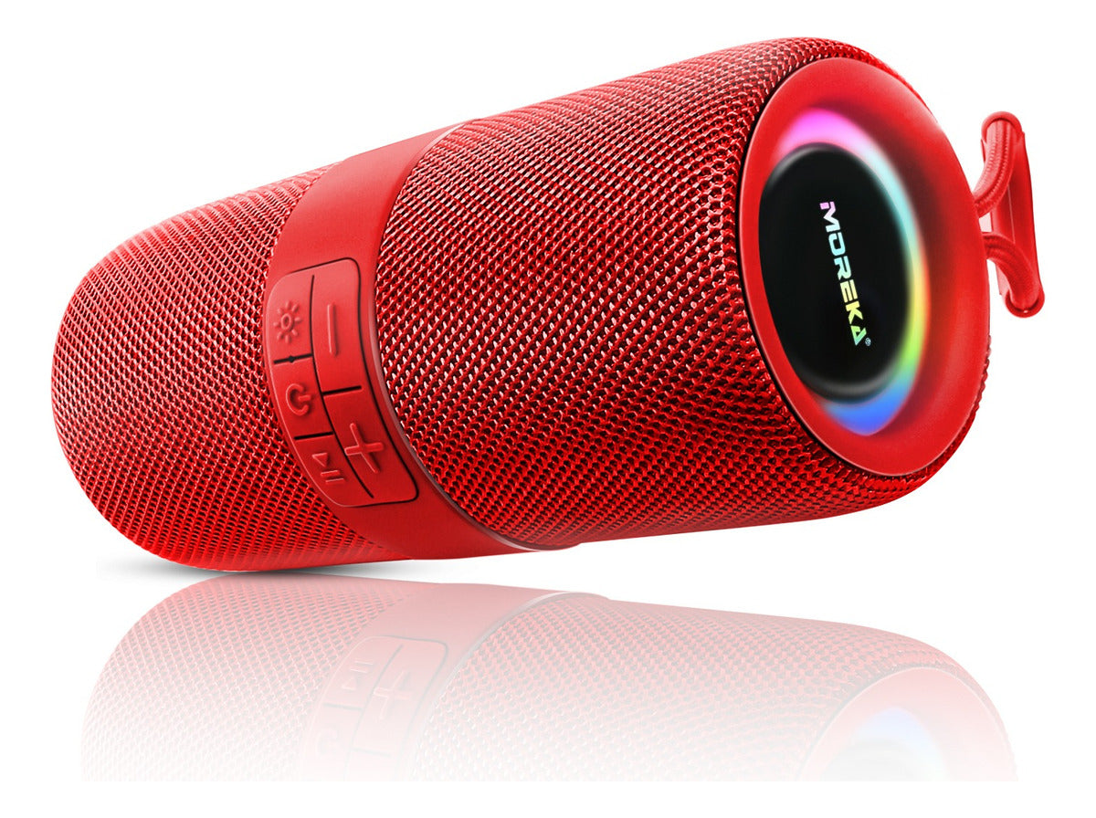 Bocina Moreka 406 RGB, Bluetooth, TF Card, Radio FM, USB