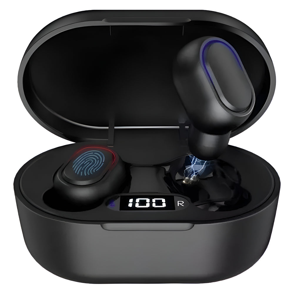 Audífonos Bluetooth 40mAh / Estuche 300mAh 25h con estuche Moreka E601