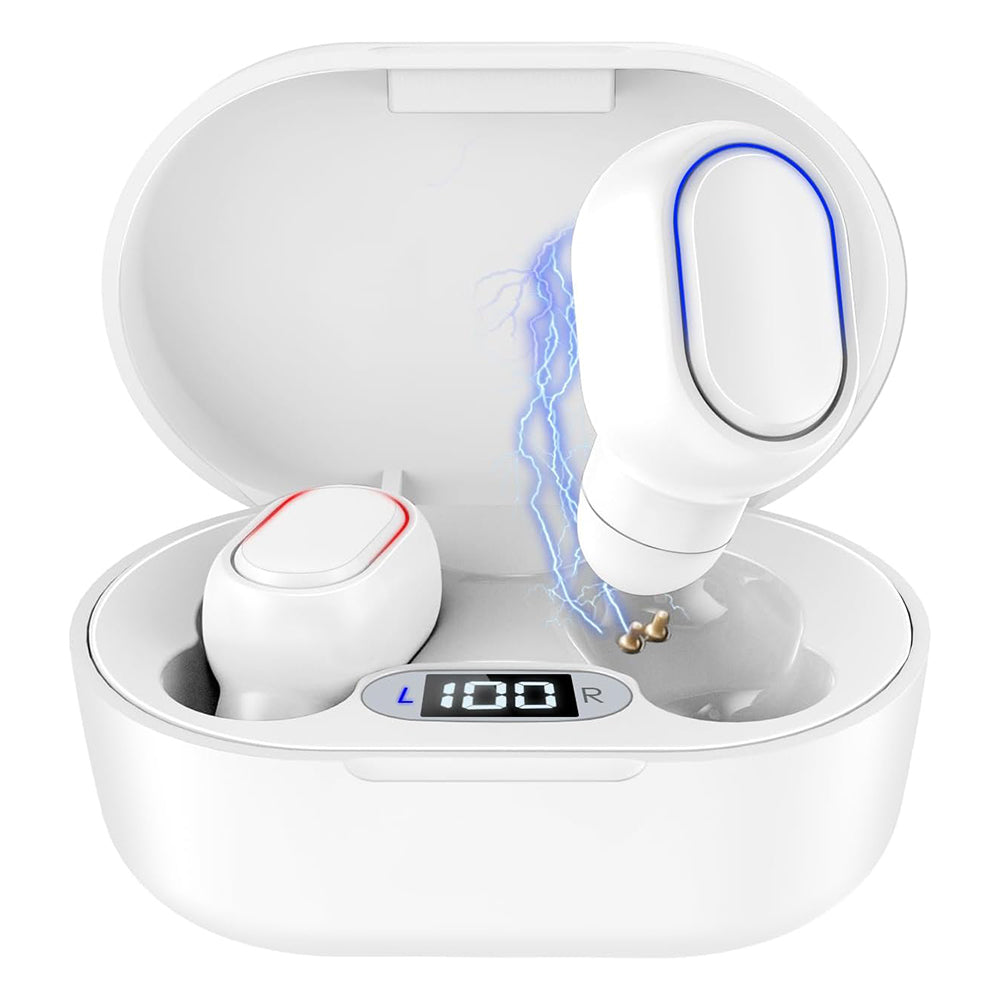 Audífonos Bluetooth 40mAh / Estuche 300mAh 25h con estuche Moreka E601