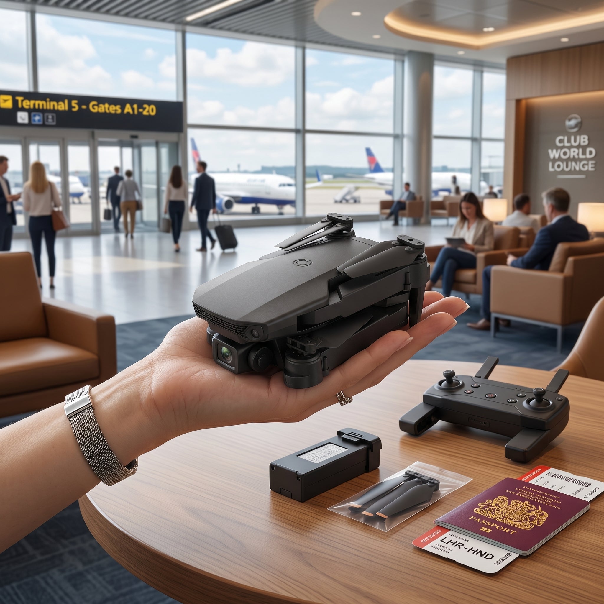 Dron Plegable E88 con Cámara 4K HD y Control por App