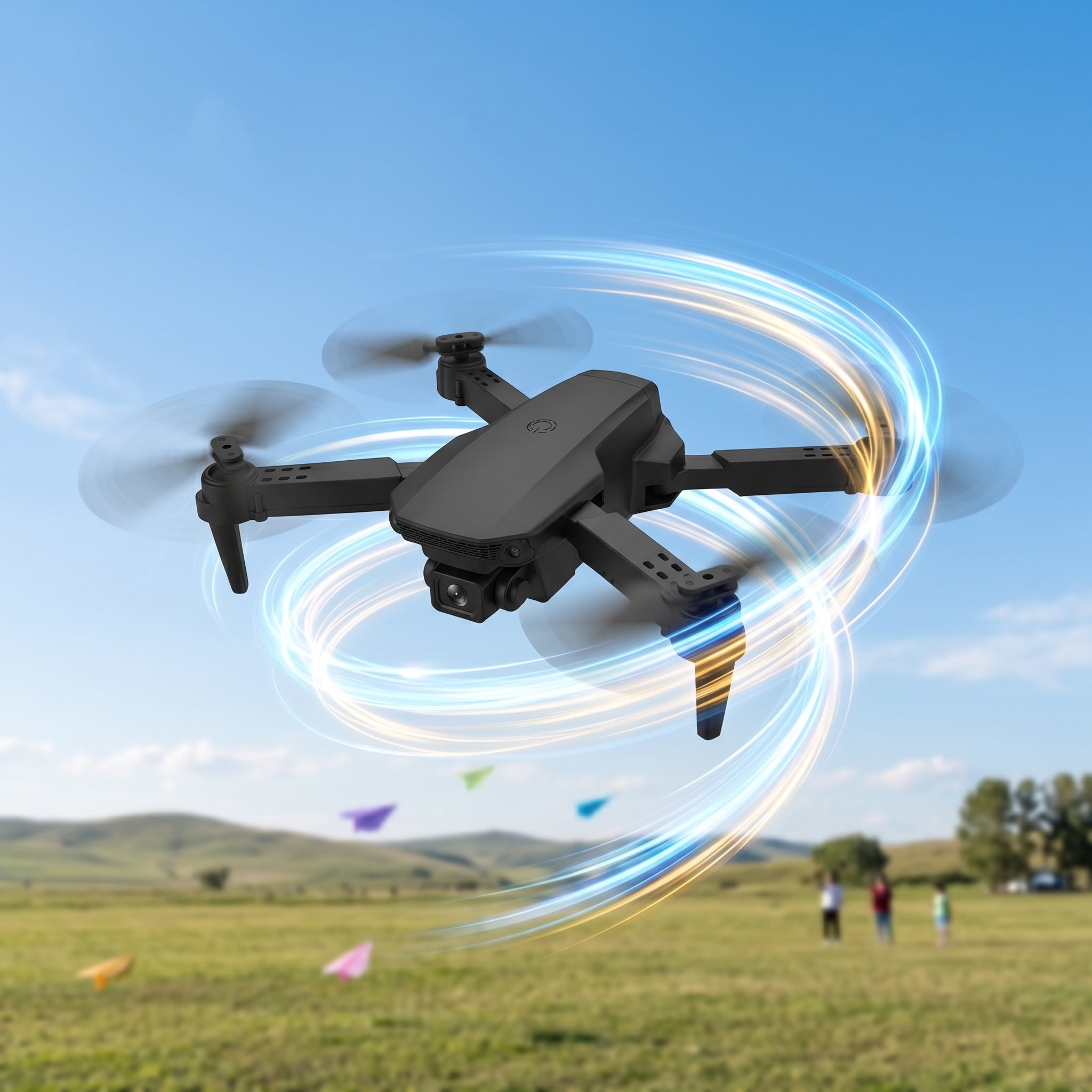 Dron Plegable E88 con Cámara 4K HD y Control por App