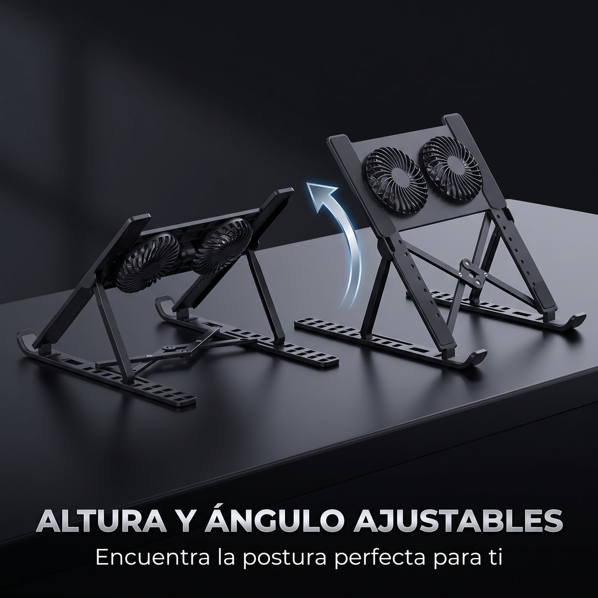 Soporte Ajustable Para Laptop con Ventilador Buyitti FAN-202