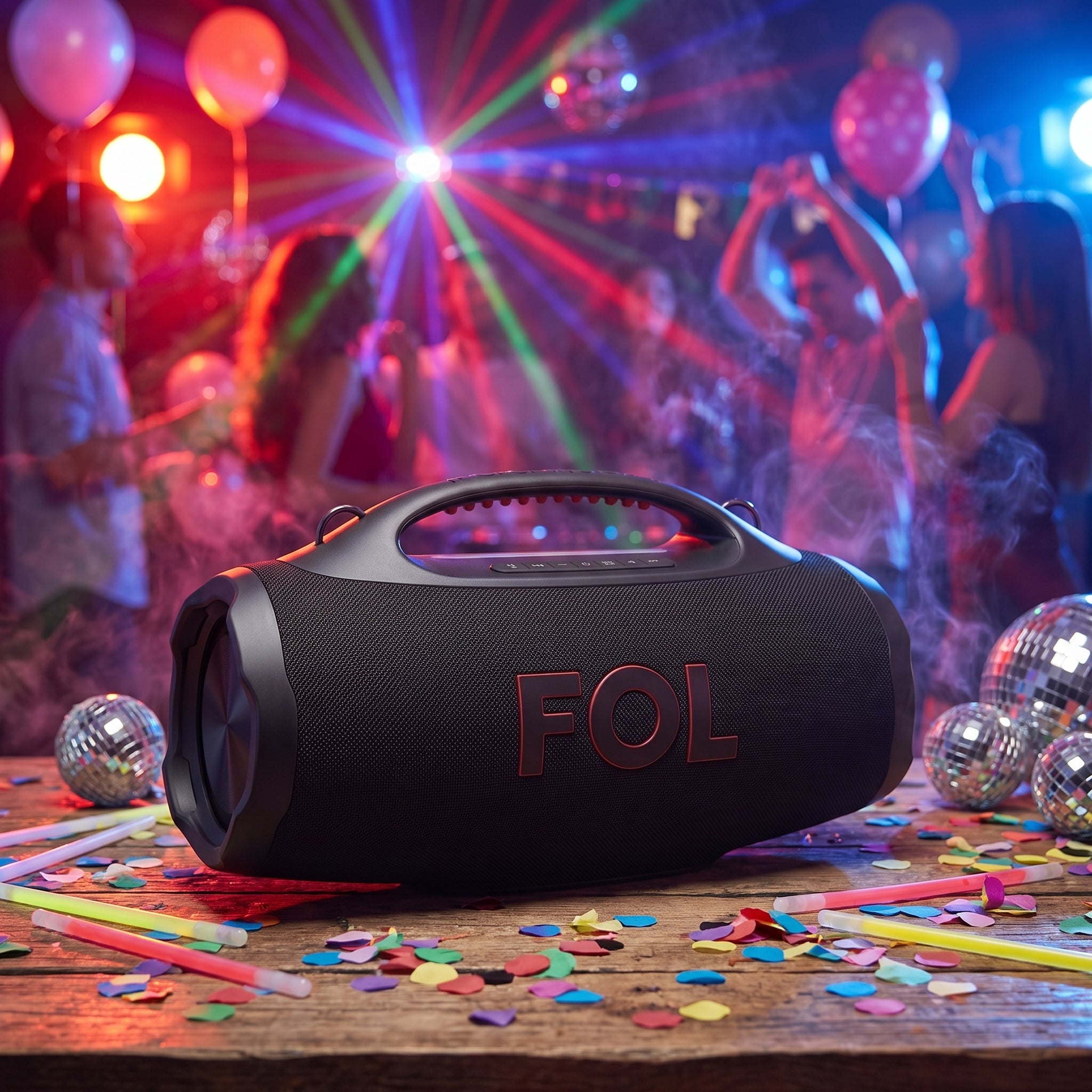 Bocina Portátil Bluetooth FOL FS-R208M 100W+30W+30W