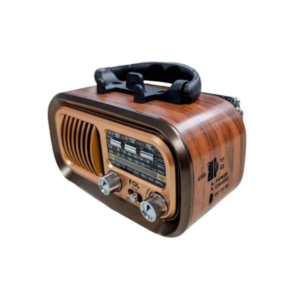Radio AM/FM/SW Fol Bluetooth, TF Card, Radio FM, USB  TWS FR-08